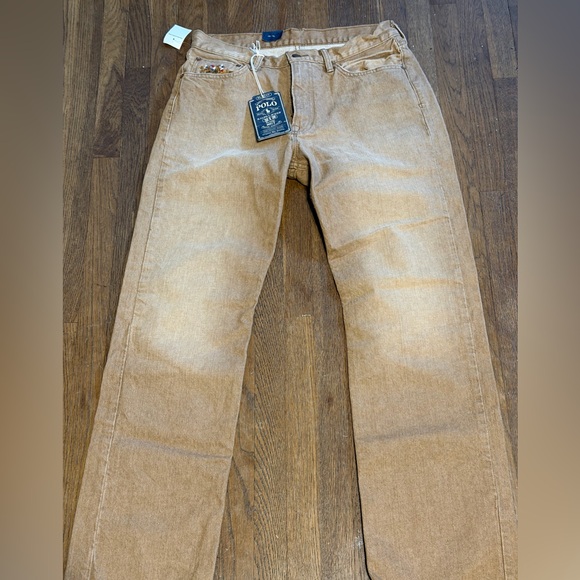 NWT Polo Ralph Lauren Classic Fit Baxter Tan 867 Jeans Size 32x32 - Picture 3 of 16